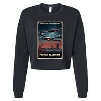 New Jersey Drones Ufo Uap Project Bluebeam Cropped Pullover Crew