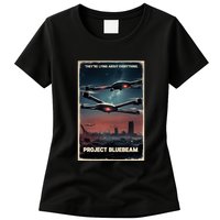 New Jersey Drones Ufo Uap Project Bluebeam Womens T-Shirt