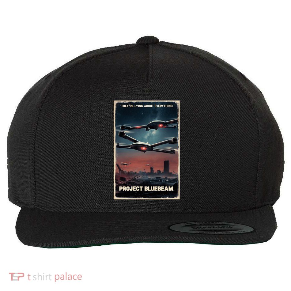New Jersey Drones Ufo Uap Project Bluebeam Wool Snapback Cap