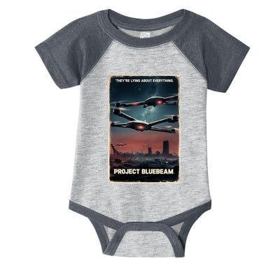 New Jersey Drones Ufo Uap Project Bluebeam Infant Baby Jersey Bodysuit