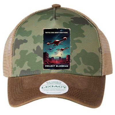 New Jersey Drones Ufo Uap Project Bluebeam Legacy Tie Dye Trucker Hat