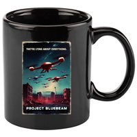 New Jersey Drones Ufo Uap Project Bluebeam 11oz C Handle Ceramic Mug
