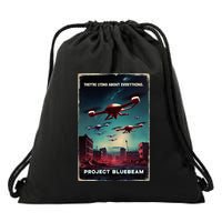 New Jersey Drones Ufo Uap Project Bluebeam Drawstring Bag