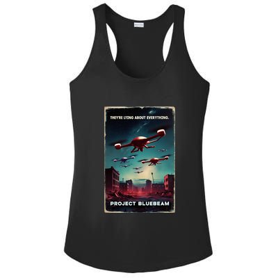 New Jersey Drones Ufo Uap Project Bluebeam Ladies PosiCharge Competitor Racerback Tank