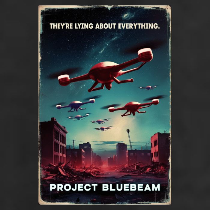 New Jersey Drones Ufo Uap Project Bluebeam 25L Jumbo Tote