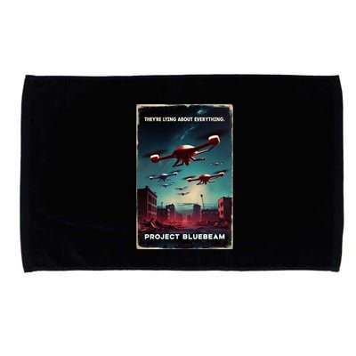 New Jersey Drones Ufo Uap Project Bluebeam Microfiber Hand Towel