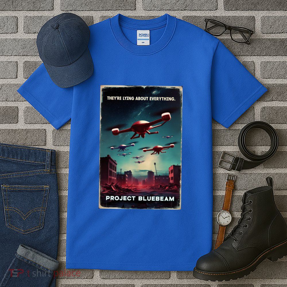 New Jersey Drones Ufo Uap Project Bluebeam Tall T-Shirt