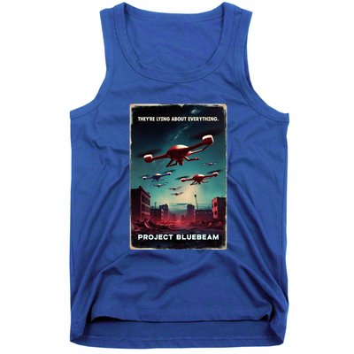 New Jersey Drones Ufo Uap Project Bluebeam Tank Top