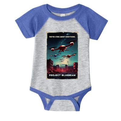 New Jersey Drones Ufo Uap Project Bluebeam Infant Baby Jersey Bodysuit