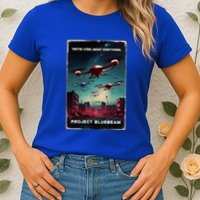 New Jersey Drones Ufo Uap Project Bluebeam Womens T-Shirt