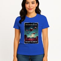 New Jersey Drones Ufo Uap Project Bluebeam Womens T-Shirt