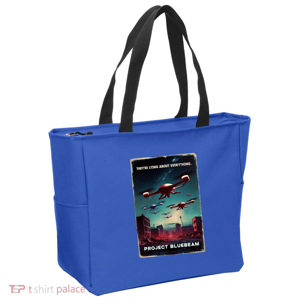 New Jersey Drones Ufo Uap Project Bluebeam Zip Tote Bag