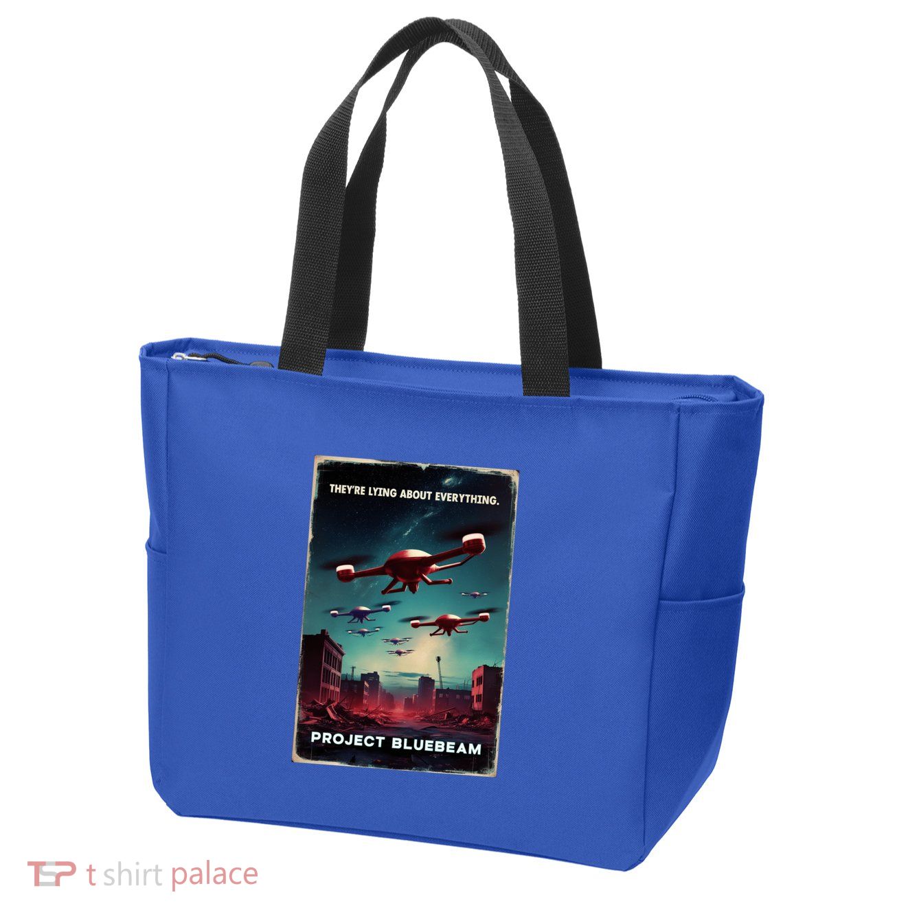 New Jersey Drones Ufo Uap Project Bluebeam Zip Tote Bag