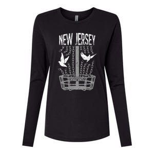 New Jersey Disc Golf Player Breaking Chains Birdie Meaningful Gift Womens Cotton Relaxed Long Sleeve T-Shirt