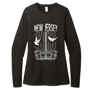 New Jersey Disc Golf Player Breaking Chains Birdie Meaningful Gift Womens CVC Long Sleeve Shirt