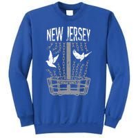 New Jersey Disc Golf Player Breaking Chains Birdie Meaningful Gift Sweatshirt