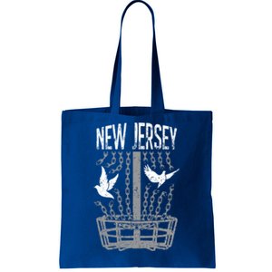 New Jersey Disc Golf Player Breaking Chains Birdie Meaningful Gift Tote Bag