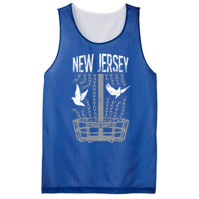 New Jersey Disc Golf Player Breaking Chains Birdie Meaningful Gift Mesh Reversible Basketball Jersey Tank