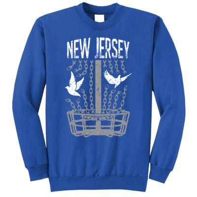 New Jersey Disc Golf Player Breaking Chains Birdie Meaningful Gift Tall Sweatshirt