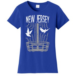 New Jersey Disc Golf Player Breaking Chains Birdie Meaningful Gift Women's T-Shirt