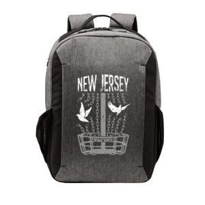 New Jersey Disc Golf Player Breaking Chains Birdie Meaningful Gift Vector Backpack