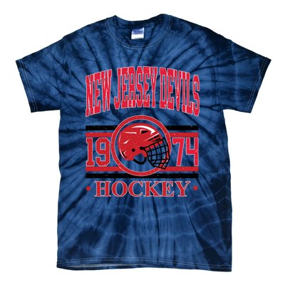 New Jersey Devils Hockey Team Supporter Tie-Dye T-Shirt