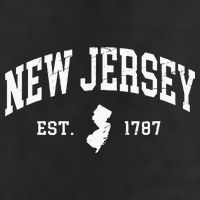 New Jersey Est 1787 Distressed Worn Adult Drive Performance Visor