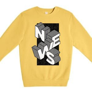 News Journalist Enthusiast Premium Crewneck Sweatshirt