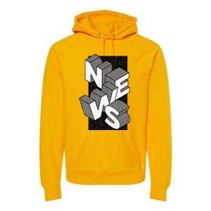 News Journalist Enthusiast Premium Hoodie