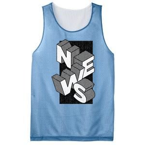 News Journalist Enthusiast Mesh Reversible Basketball Jersey Tank