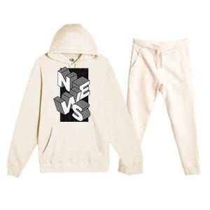 News Journalist Enthusiast Premium Hooded Sweatsuit Set