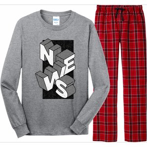 News Journalist Enthusiast Long Sleeve Pajama Set