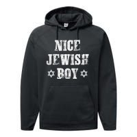 Nice Jewish  Fun Hanukkah Jew Chanukah Menorah  Performance Fleece Hoodie