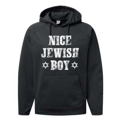 Nice Jewish  Fun Hanukkah Jew Chanukah Menorah  Performance Fleece Hoodie