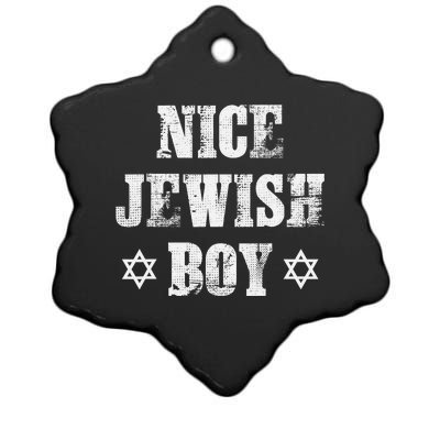 Nice Jewish  Fun Hanukkah Jew Chanukah Menorah  Ceramic Star Ornament