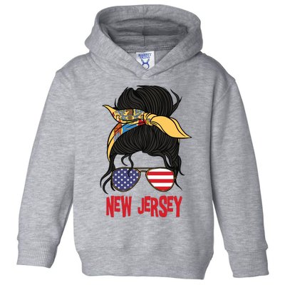 New Jersey For Girl New Jersey Proud State Flag For Women Toddler Hoodie