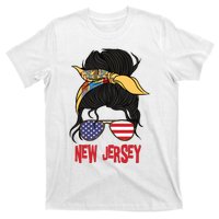 New Jersey For Girl New Jersey Proud State Flag For Women T-Shirt