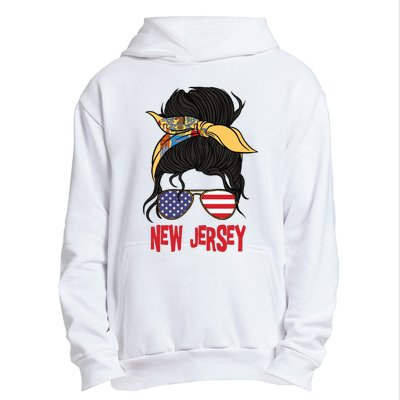 New Jersey For Girl New Jersey Proud State Flag For Women Urban Pullover Hoodie