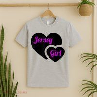 New Jersey Girl Heart The Garden State Vintage T-Shirt