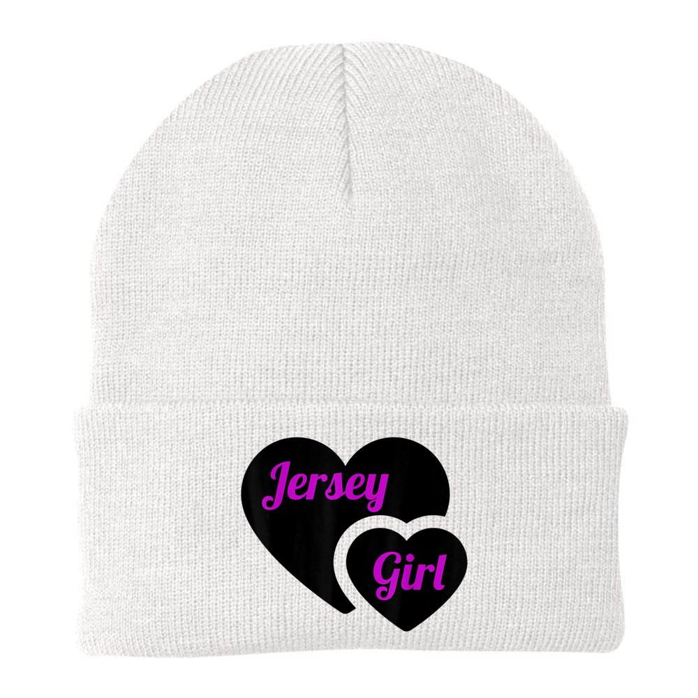 New Jersey Girl Heart The Garden State Vintage Beanie