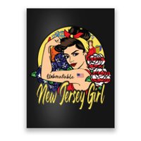 New Jersey Girl New Jersey Proud State Flag For Woman Poster