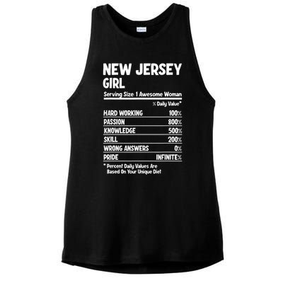 New Jersey Girl Ladies PosiCharge Tri-Blend Wicking Tank