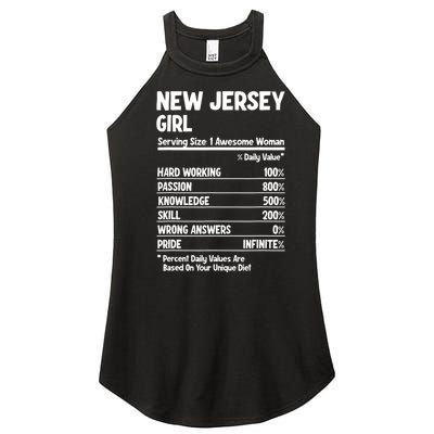 New Jersey Girl Women's Perfect Tri Rocker Tank