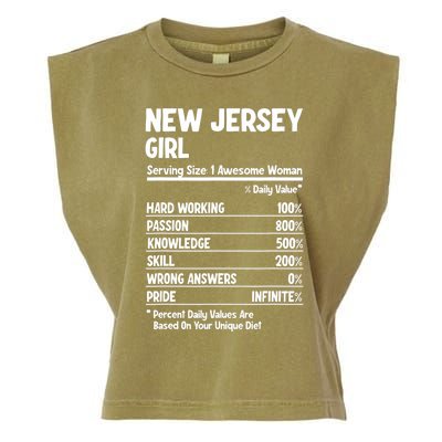 New Jersey Girl Garment-Dyed Women's Muscle Tee