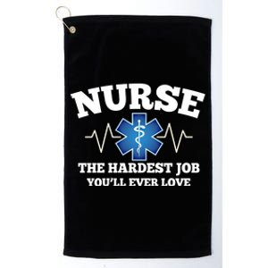 Nurse Job Gift Platinum Collection Golf Towel