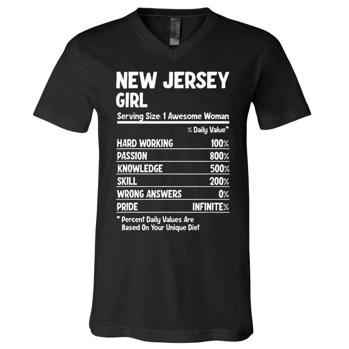 New Jersey Girl V-Neck T-Shirt
