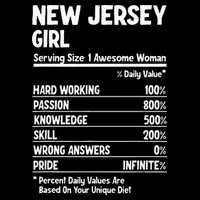 New Jersey Girl Drawstring Bag