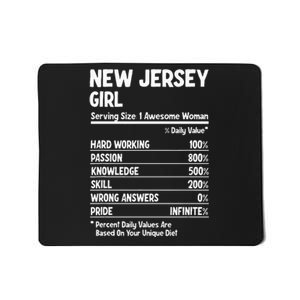 New Jersey Girl Mousepad