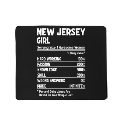 New Jersey Girl Mousepad