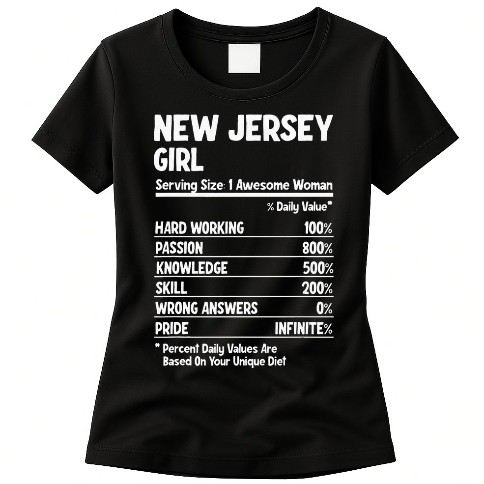 New Jersey Girl Womens T-Shirt